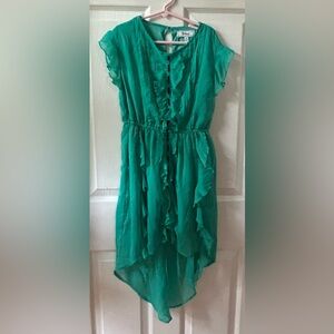D Signed by Disney Descendants Uma Green Dress, size 7/8